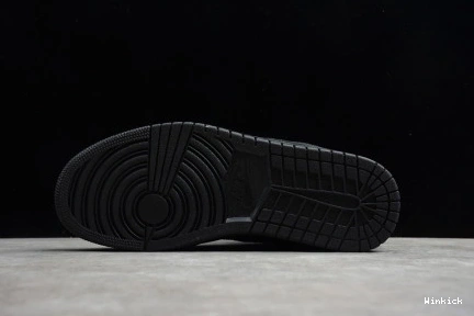 AIR DB6078-001 QUILTED MID 1 BLACK JORDAN 0828